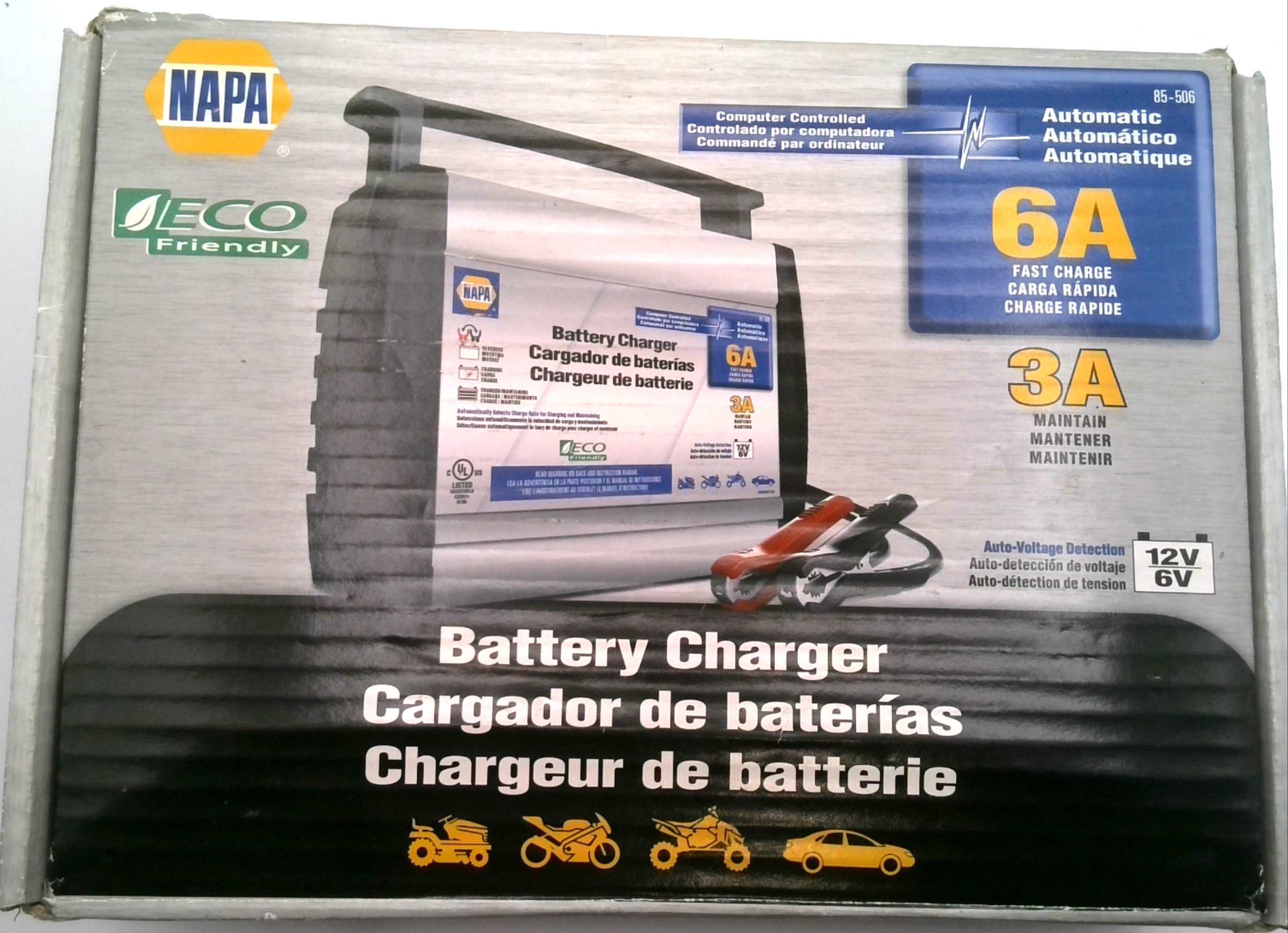 NAPA E32074 BATTERY CHARGER MODEL # 85-506 | eBay