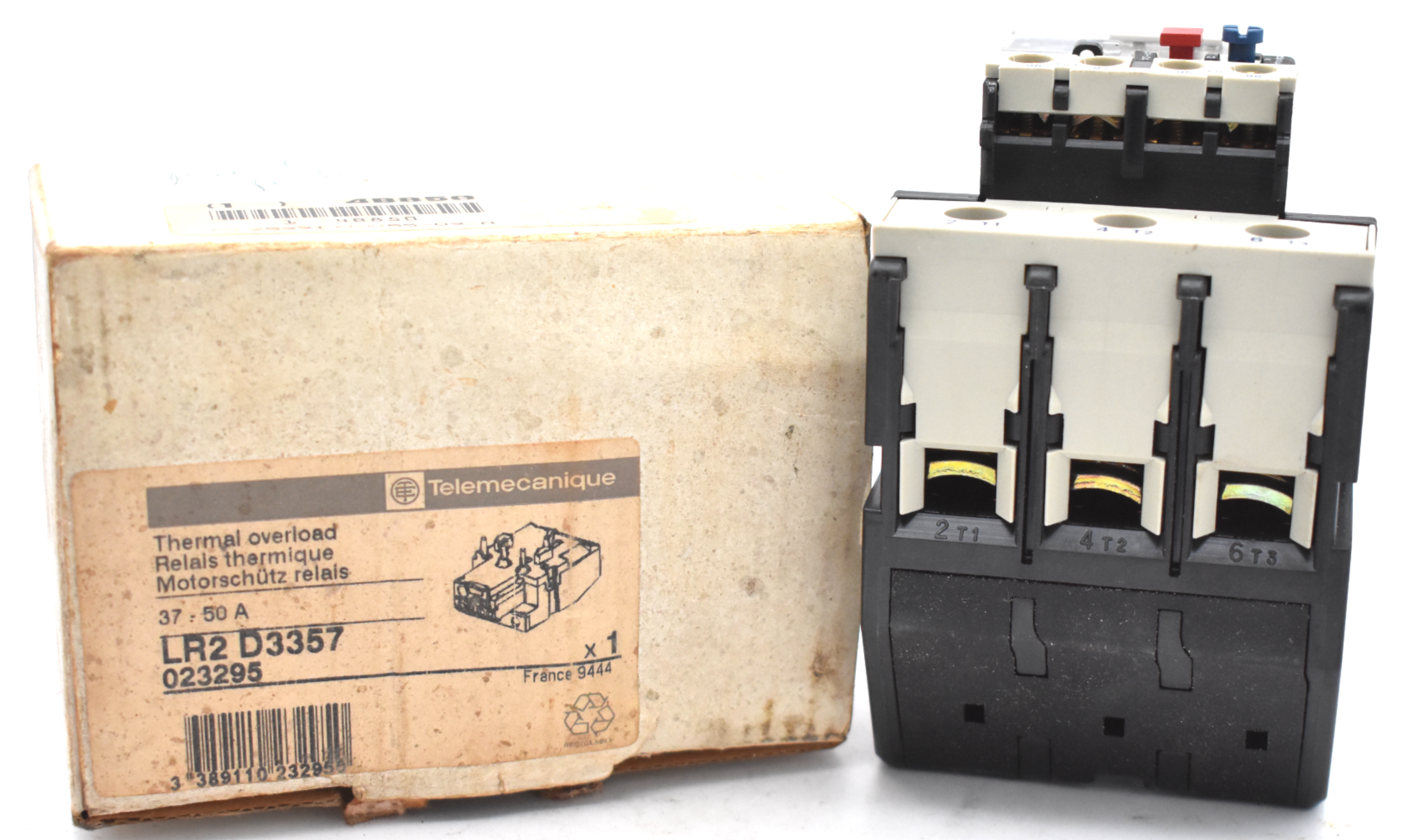 SCHNEIDER ELECTRIC TELEMECANIQUE LR2D3357 THERMISCHES ÜBERLASTRELAIS - Bild 1 von 3